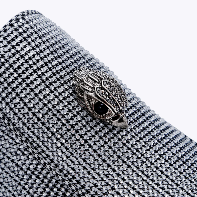 Kurt Geiger hombres londres hugh eagle espiga 2LPR629 | calzados plata